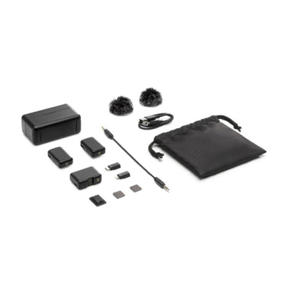Transmisión inalámbrica Mic Original con pantalla táctil OLED, modelo: 2 transmisores 1 receptor para DJI Mic — imagen 6