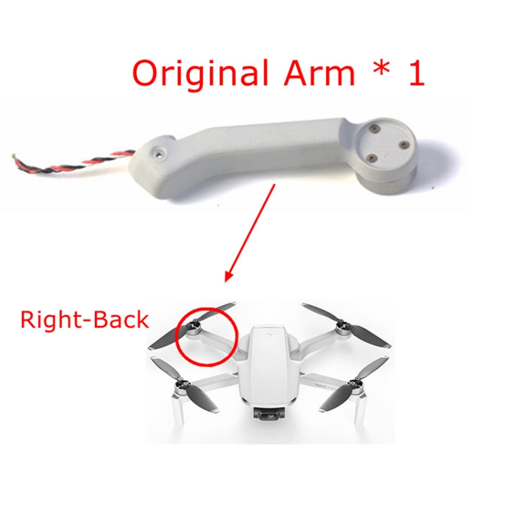 Piezas de reparación de brazo de Motor de avión para DJI Mavic Mini (brazo trasero derecho) — imagen 2