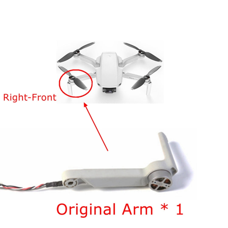 Piezas de reparación de brazo de Motor de avión para DJI Mavic Mini (brazo delantero derecho) — imagen 2