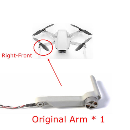 Piezas de reparación de brazo de Motor de avión para DJI Mavic Mini (brazo delantero derecho) — imagen 2
