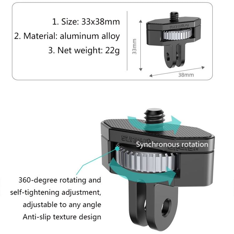 Adaptador ajustable de metal Sunnylife 1/4 pulgada (gris oscuro) — imagen 3