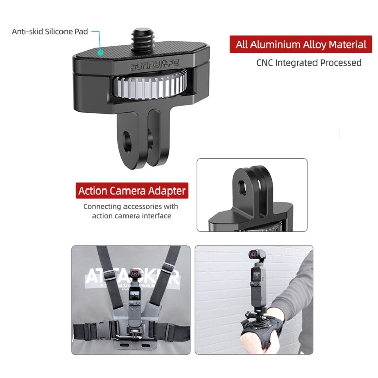 Adaptador ajustable de metal Sunnylife 1/4 pulgada (gris oscuro) — imagen 5
