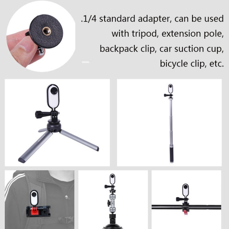Soporte Sunnylife para Insta360 Go / Osmo Acción / Gopro Monte Estabilizador Aluminio Aleación Mini trípode para DJI Mini —…