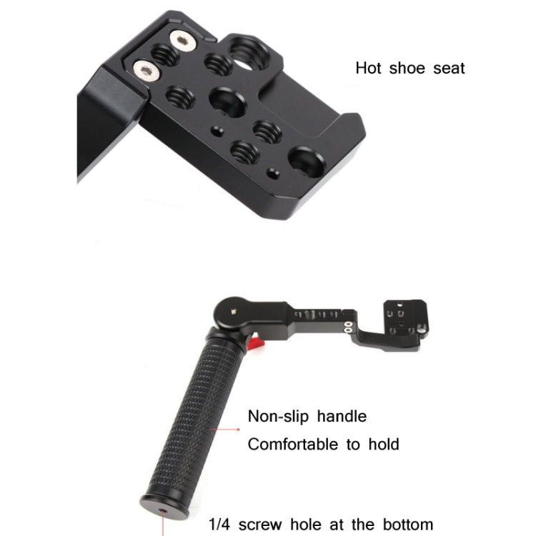 SUNNYLIFE RO-Q9233 Tipo de transporte Tipo AJUSTABLE SLR HANDER para DJI RSC 2 (Negro) — imagen 4