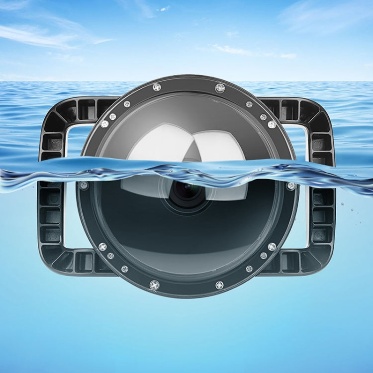 Funda de alojamiento de cubierta XTGP546 Puerto de cúpula Cámara de cámara de buceo bajo el agua transparente