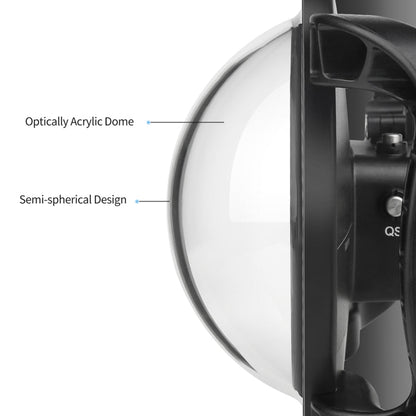 Funda de alojamiento de cubierta XTGP546 Puerto de cúpula Cámara de cámara de buceo bajo el agua transparente — imagen 5