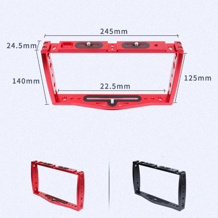 Estuche Buceo DUAL Handheld Grip Strabilizer Extensión de la extensión Teléfono de la cámaras de la cámaras de la cámaras de…