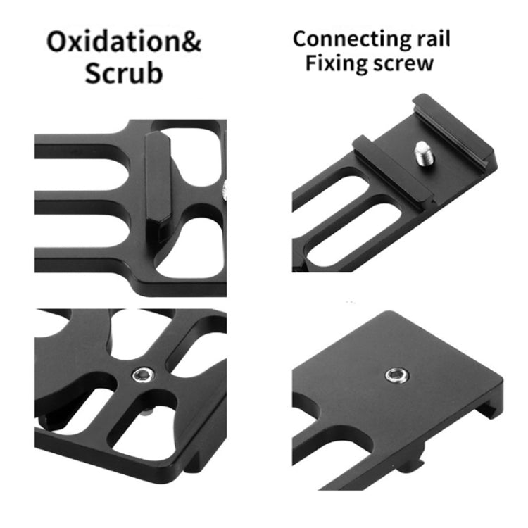 Montaje del lado del riel de 20 mm para Gopro Hero9 Black / Hero8 Black / 7/6/5/5 Sesiones / 4 Sesión / 4/3 + / 3/2/1, Osmo……