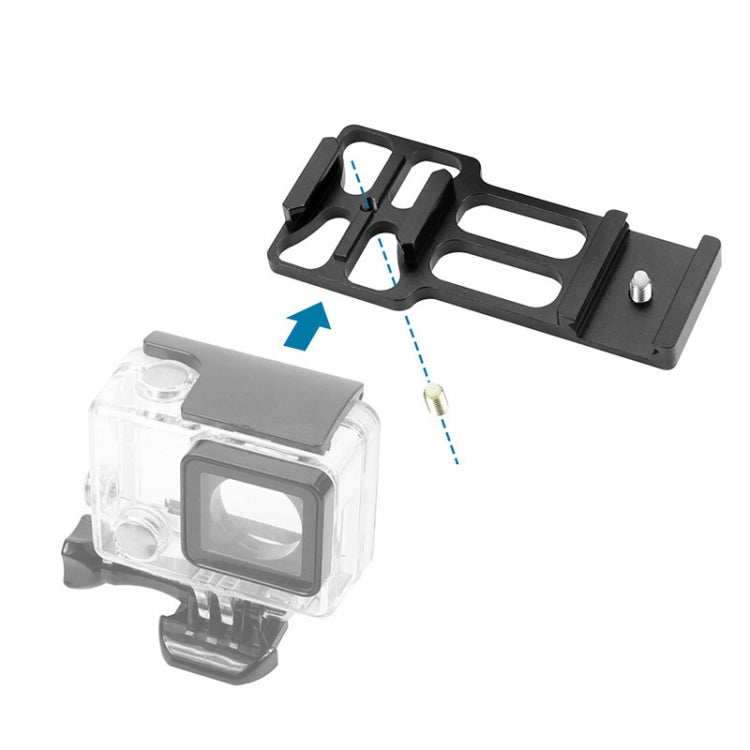 Montaje del lado del riel de 20 mm para Gopro Hero9 Black / Hero8 Black / 7/6/5/5 Sesiones / 4 Sesión / 4/3 + / 3/2/1, Osmo……