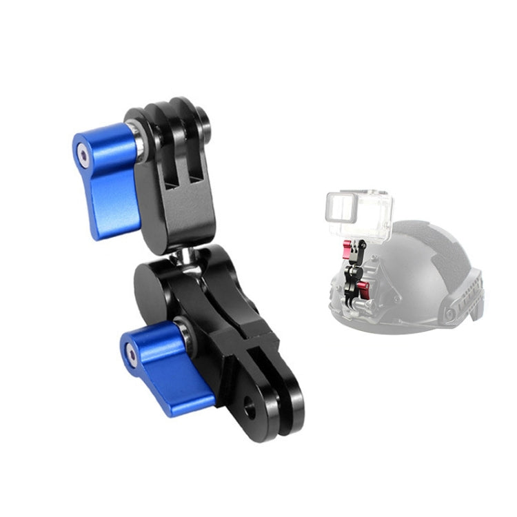 Aleación de aluminio Aleación de 360 grados Adaptador de montaje giratorio Ajustable Conector de brazo para Gopro Hero9 Negr…