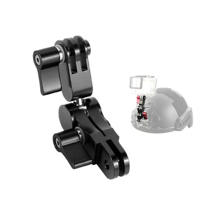 Aleación de aluminio Aleación de 360 grados Adaptador de montaje giratorio Ajustable Conector de brazo para Gopro Hero9 Negr…