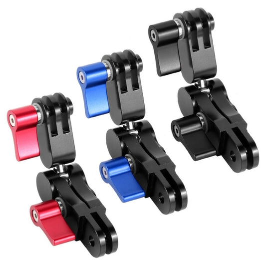 Aleación de aluminio Aleación de 360 grados Adaptador de montaje giratorio Ajustable Conector de brazo para Gopro Hero9 Negr…