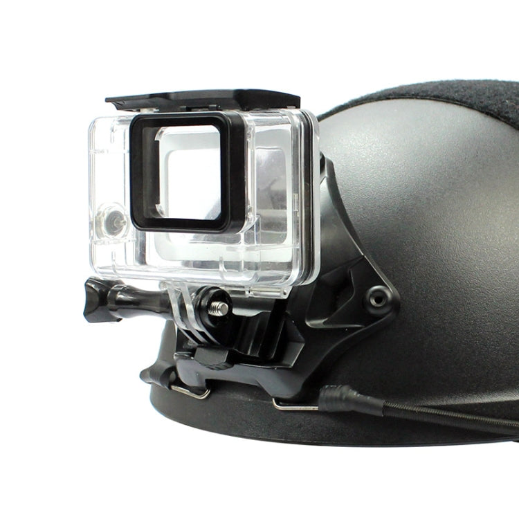 Base de casco de montaje Versión actualizada Adaptador de fijo CS CS NVG Soporte para Gopro Hero9 Negro / Hero8 Negro / 7/6/…