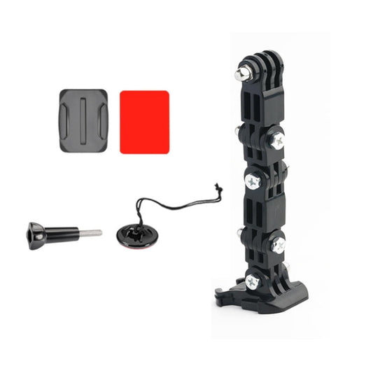 Set 2 Ciclismo Casco Adhesivo Montaje Multi-articular Sistema fijo, Gopro Hero9 Black / Hero8 Negro / 7/6/5/5 Sesión / 4 Ses…