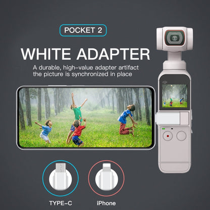 Adaptador de teléfono inteligente RCSTQ para el bolsillo OSMO 1/2, Color: 8 PIN para DJI Osmo — imagen 7