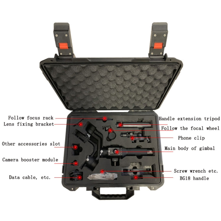 Bolsa de caja impermeable a prueba de golpes a prueba de explosiones (Negro) — imagen 3