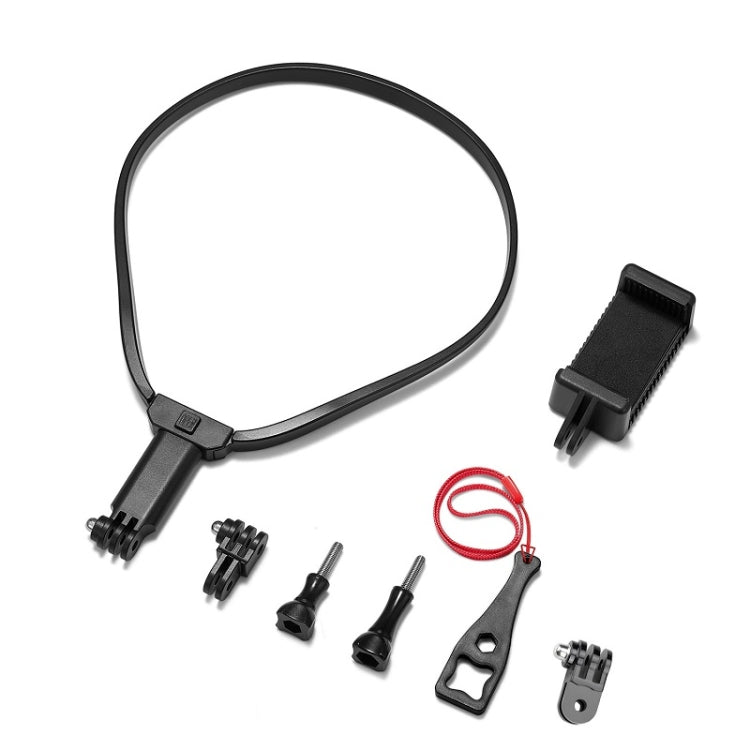 Soporte Cámara de acción colgante de cuello (negro) — imagen 2