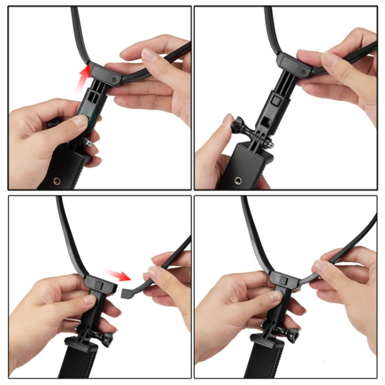 Soporte Cámara de acción colgante de cuello (negro) — imagen 5