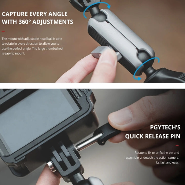 Pgytech Action Camera Monte para Insta360 One / One R / / GoPro para DJI Osmo Action — imagen 3