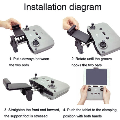 Soporte de extensión de tableta RC, Estilo: grande+para la línea de manzana para DJI Mavic 3 / Mini 2 / Air 2S para DJI DJI……
