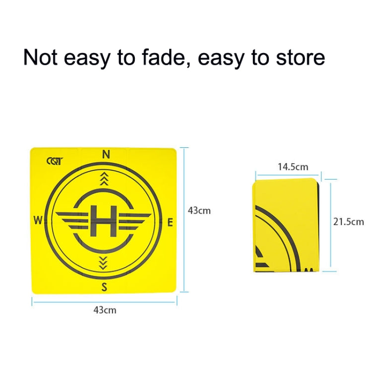 Padena de aterrizaje de doble cara al Air libre para DJI Mavic 3 / Mavic Mini / Mini 2 y más (amarillo + negro) para DJI DJI…