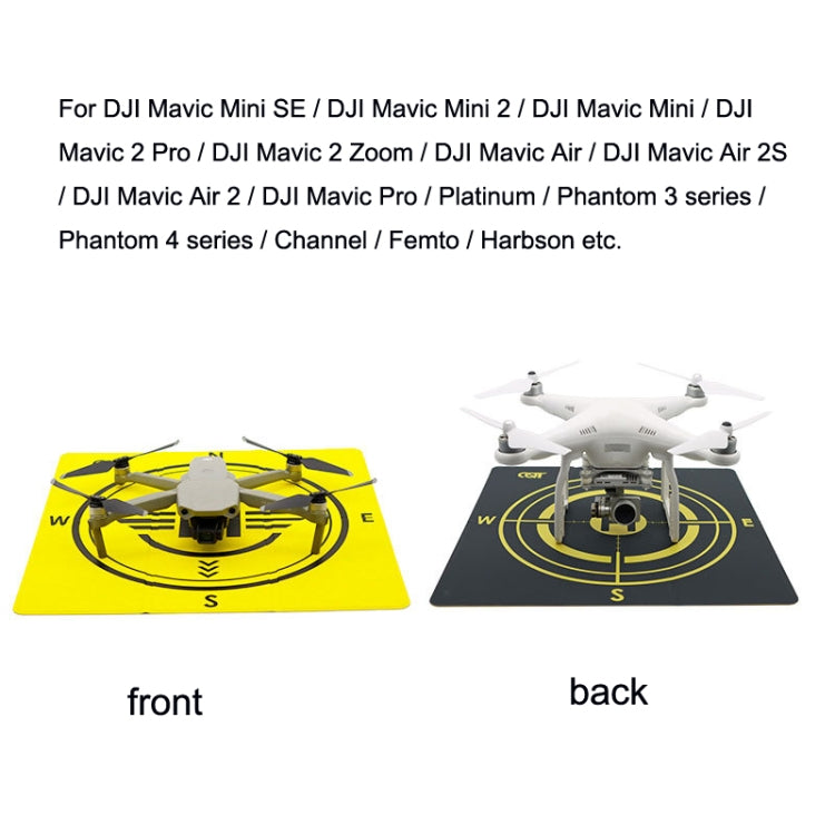 Padena de aterrizaje de doble cara al Air libre para DJI Mavic 3 / Mavic Mini / Mini 2 y más (amarillo + negro) para DJI DJI…