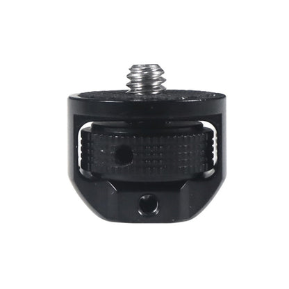 Tornillo de conversión de la cámara Adaptador de 1/4 pulgadas (negro)