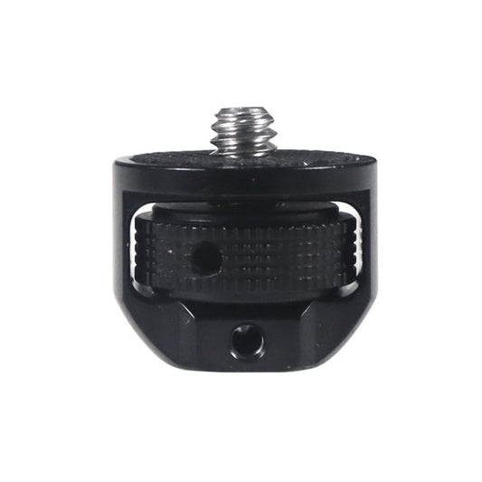Tornillo de conversión de la cámara Adaptador de 1/4 pulgadas (negro)