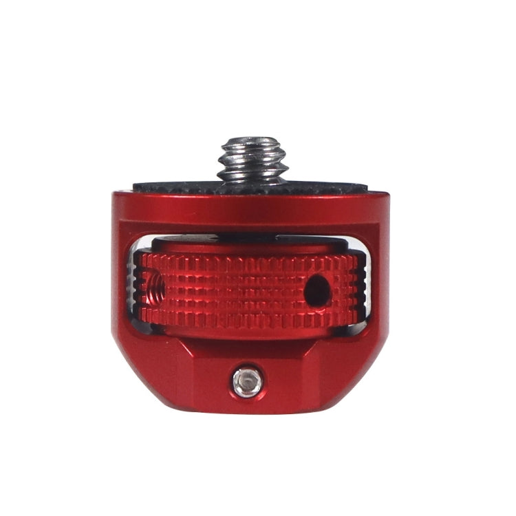 Tornillo de conversión de la cámara Adaptador de 1/4 de pulgada (rojo)