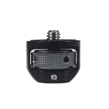 Tornillo de conversión de la cámara Adaptador de 1/4 pulgadas (negro+titanio)