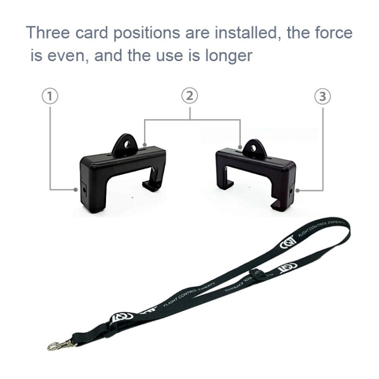 Lanyard de control remoto CQT con gancho, Estilo: solo hebilla para DJI Mavic Air 2 / Mini 3 Pro / Mini 2 para DJI DJI Mavic…