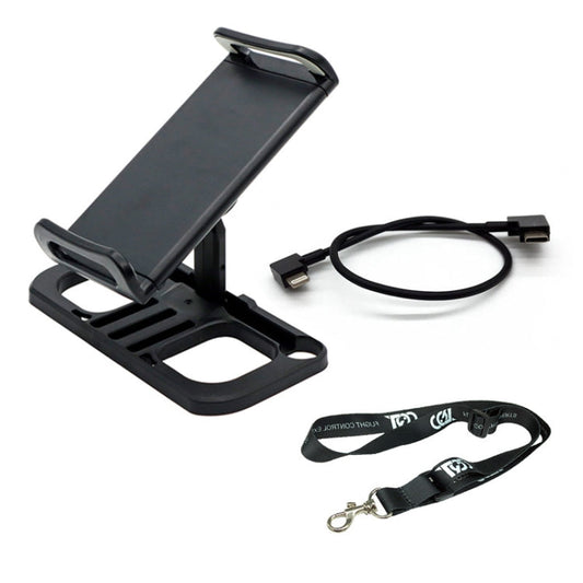Soporte Tablero de control de control remoto de drones Tableta de extendido con cordón y línea de 8 pines para DJI Mavic 2 P…