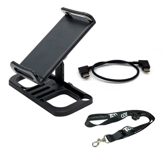 Soporte Tablero de control de control remoto de drones Tableta de extendido con cordón y línea Type-C para DJI Mavic 2 Pro /…