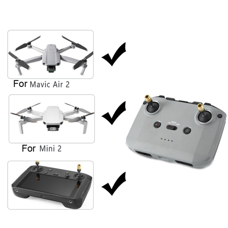 Control remoto Joystick de extensión de aleación de aluminio para DJI Mavic Air 2 / Mini 3 Pro / Mini 2 para DJI DJI Mavic A…
