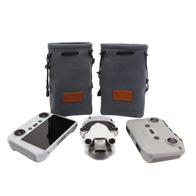 Bolsa de almacenamiento CQT Bolsa de franela gruesa, Especificación: 2 PCS Bags para DJI Mini 3 Pro — imagen 2