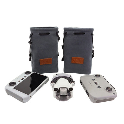 Bolsa de almacenamiento CQT Bolsa de franela gruesa, Especificación: 2 PCS Bags para DJI Mini 3 Pro — imagen 2