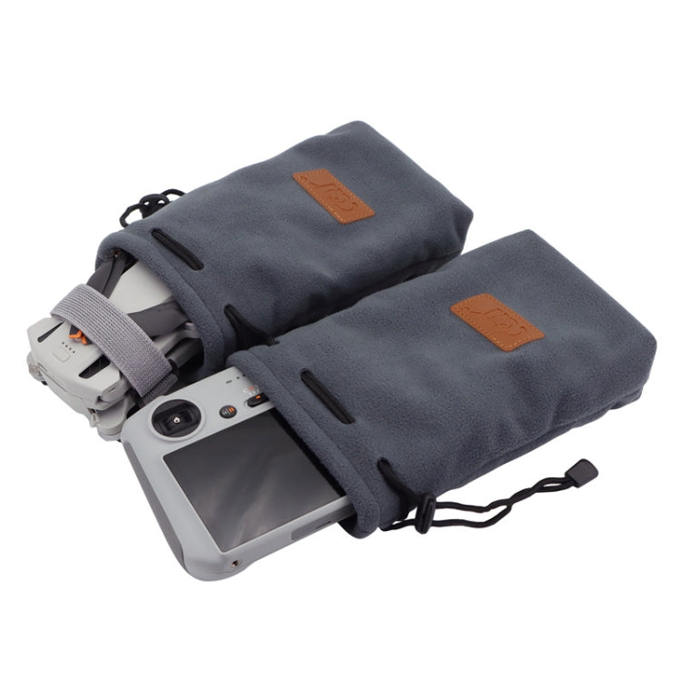 Bolsa de almacenamiento CQT Bolsa de franela gruesa, Especificación: 2 PCS Bags para DJI Mini 3 Pro — imagen 3