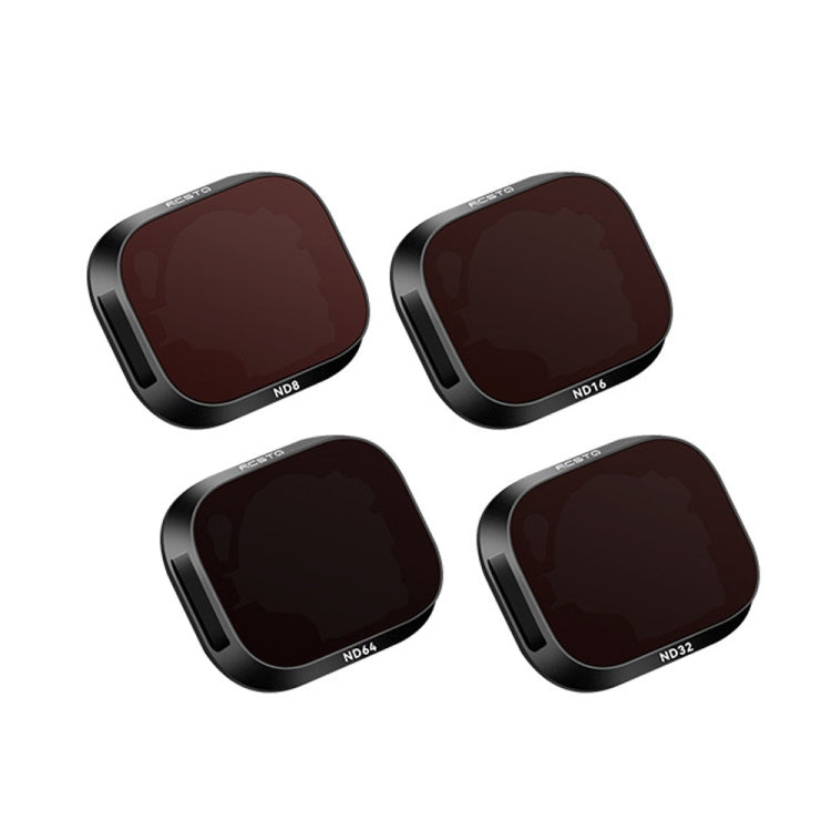 Filtro de aleación de aleación Accesorios de de aluminio RCSTQ, Estilo: 4 en 1 set para DJI Mini 3 Pro