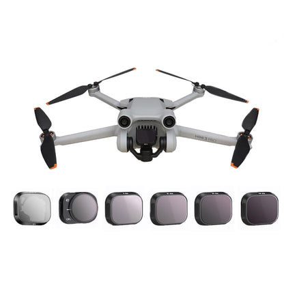 Filtro de aleación de aleación Accesorios de de aluminio RCSTQ, Estilo: 4 en 1 set para DJI Mini 3 Pro — imagen 2