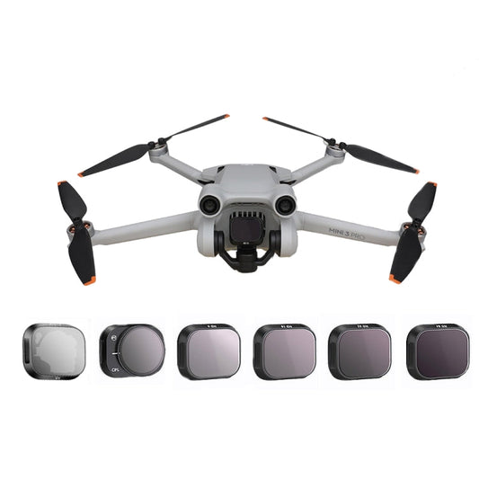 Filtro de aleación de aleación Accesorios de de aluminio RCSTQ, Estilo: 4 en 1 set para DJI Mini 3 Pro — imagen 2