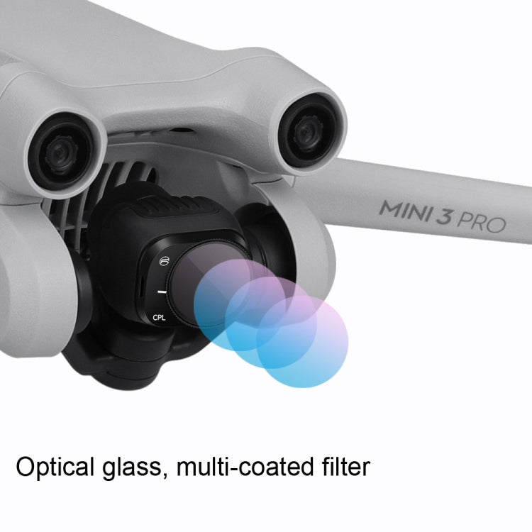 Filtro de aleación de aleación Accesorios de de aluminio RCSTQ, Estilo: 4 en 1 set para DJI Mini 3 Pro — imagen 5