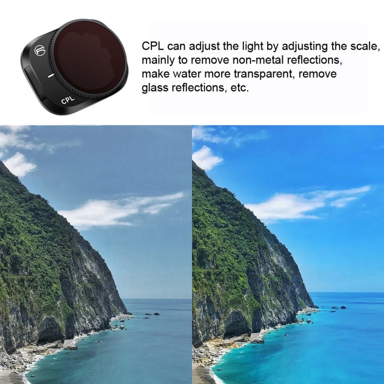 Filtro de aleación de aleación Accesorios de de aluminio RCSTQ, Estilo: 4 en 1 set para DJI Mini 3 Pro — imagen 7