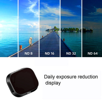 Filtro de aleación de aleación Accesorios de de aluminio RCSTQ, Estilo: 6 en 1 set para DJI Mini 3 Pro — imagen 6