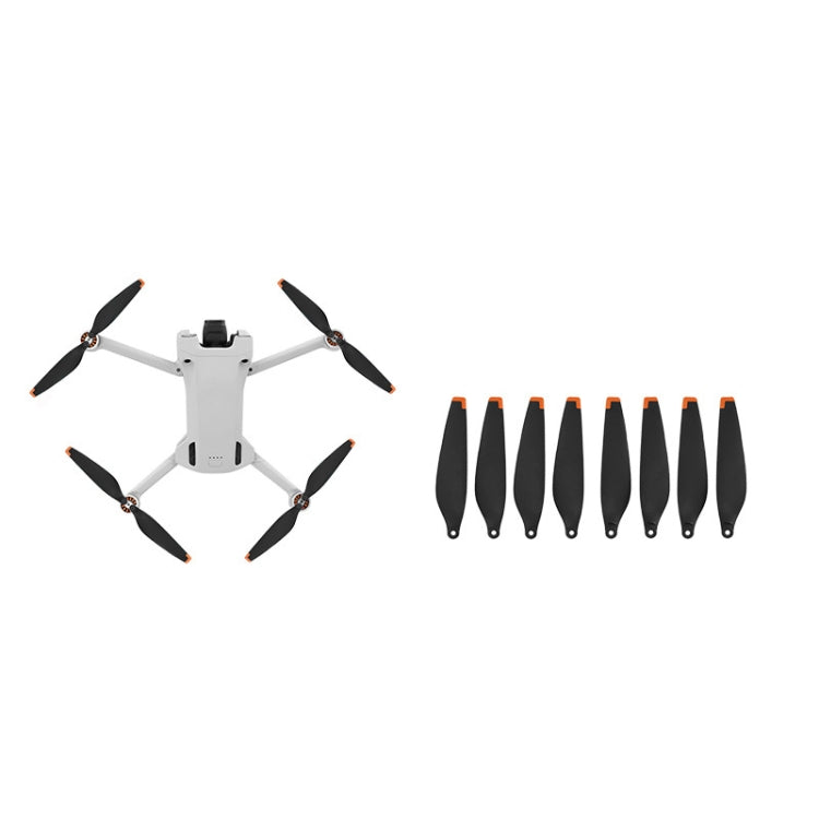 Hélices de ala de bajo 8 PCS 6030F ruido colorido de doble cara, color: punta de naranja para DJI Mini 3 Pro — imagen 2