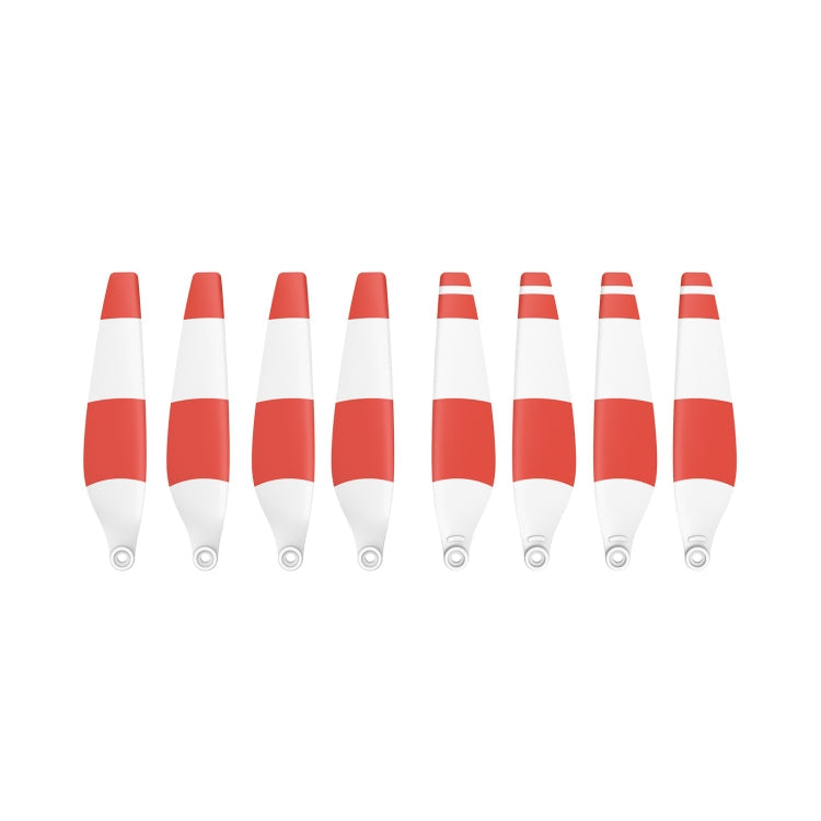 Hélices de ala de bajo 8 PCS 6030F ruido colorido de doble cara, Color: Rojo blanco para DJI Mini 3 Pro
