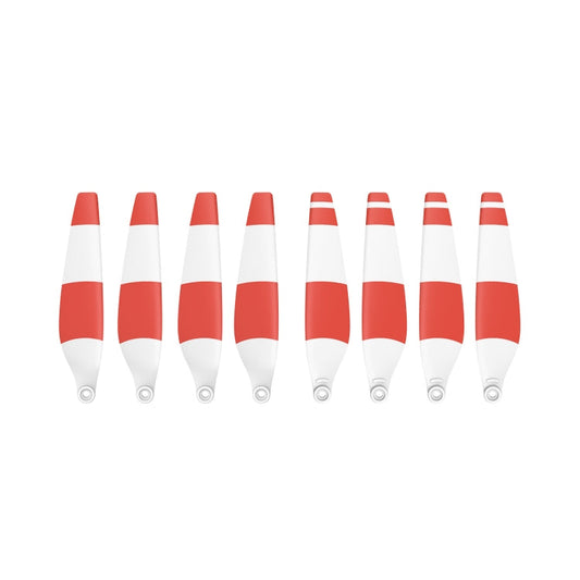 Hélices de ala de bajo 8 PCS 6030F ruido colorido de doble cara, Color: Rojo blanco para DJI Mini 3 Pro