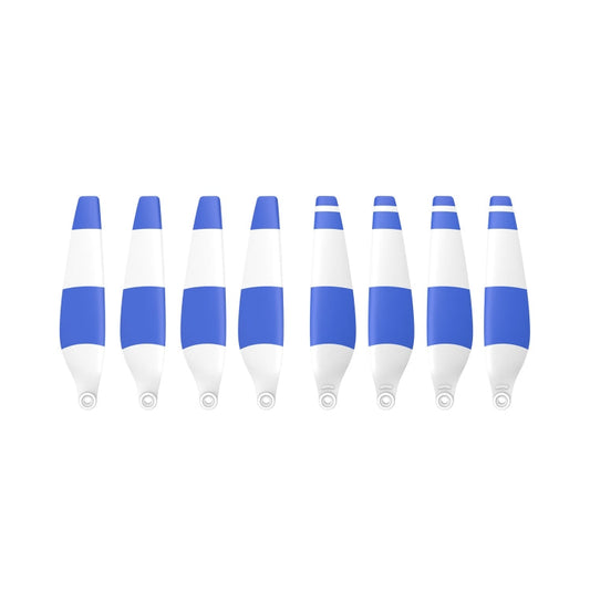 8 PCS 6030F Propulsoras de ala de bajo ruido de doble lado, Color: Blanco Azul para DJI Mini 3 Pro