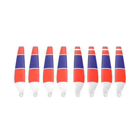 Hélices de ala de bajo 8 PCS 6030F ruido colorido de doble cara, Color: Tres -Color para DJI Mini 3 Pro