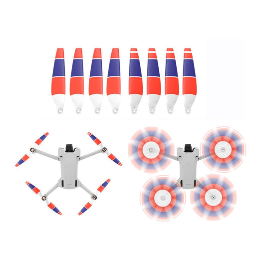 Hélices de ala de bajo 8 PCS 6030F ruido colorido de doble cara, Color: Tres -Color para DJI Mini 3 Pro — imagen 2