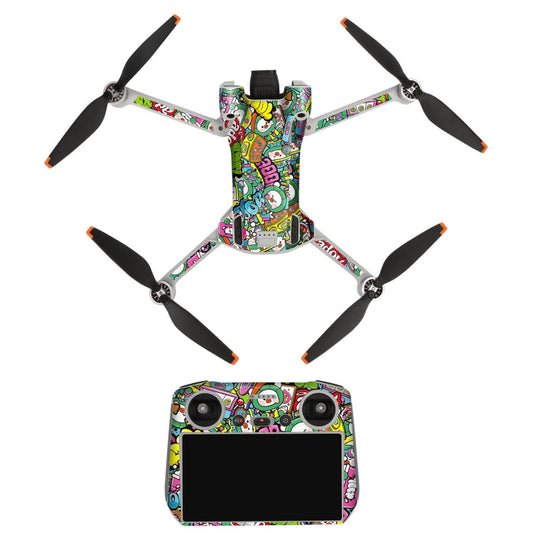 SunnyLife Dron+Remote Control Protective Sticker para DJI Mini 3 Pro (Lindo Pig)